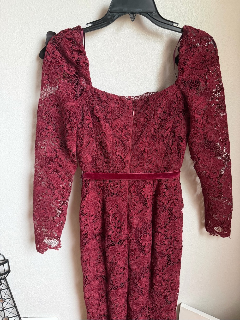 NWT Muse by Marchesa Cypress Corded Lace Floral Applique Sweetheart Maxi Dress - Picture 11 of 14